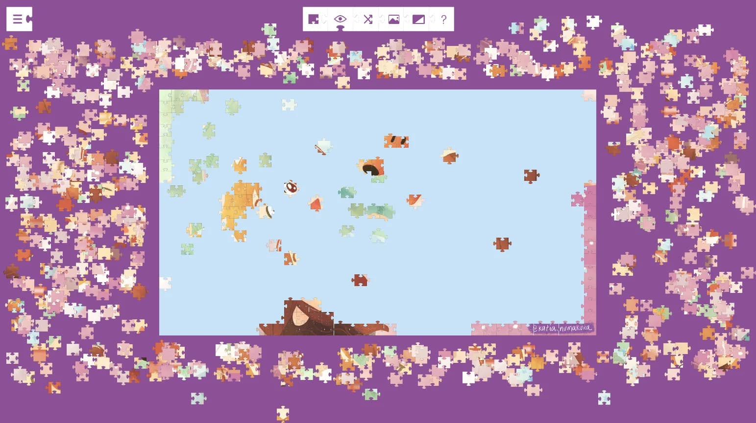 Lucky and a life worth living - a jigsaw puzzle tale görsel 8