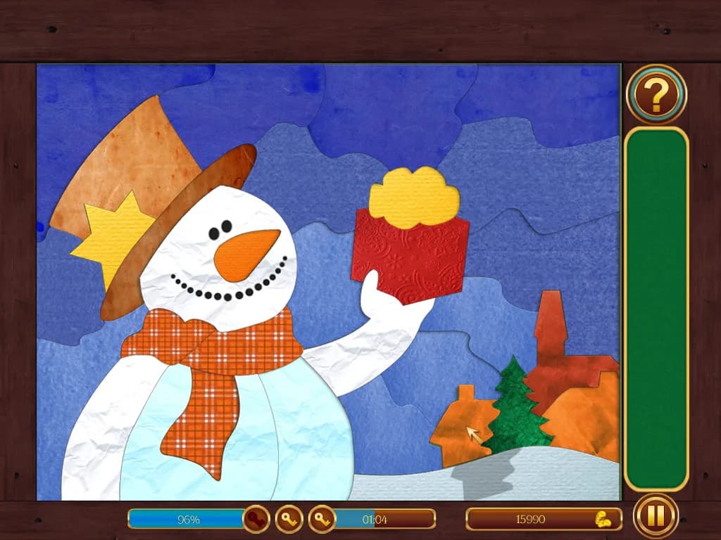 Christmas Patchwork Frozen görsel 2