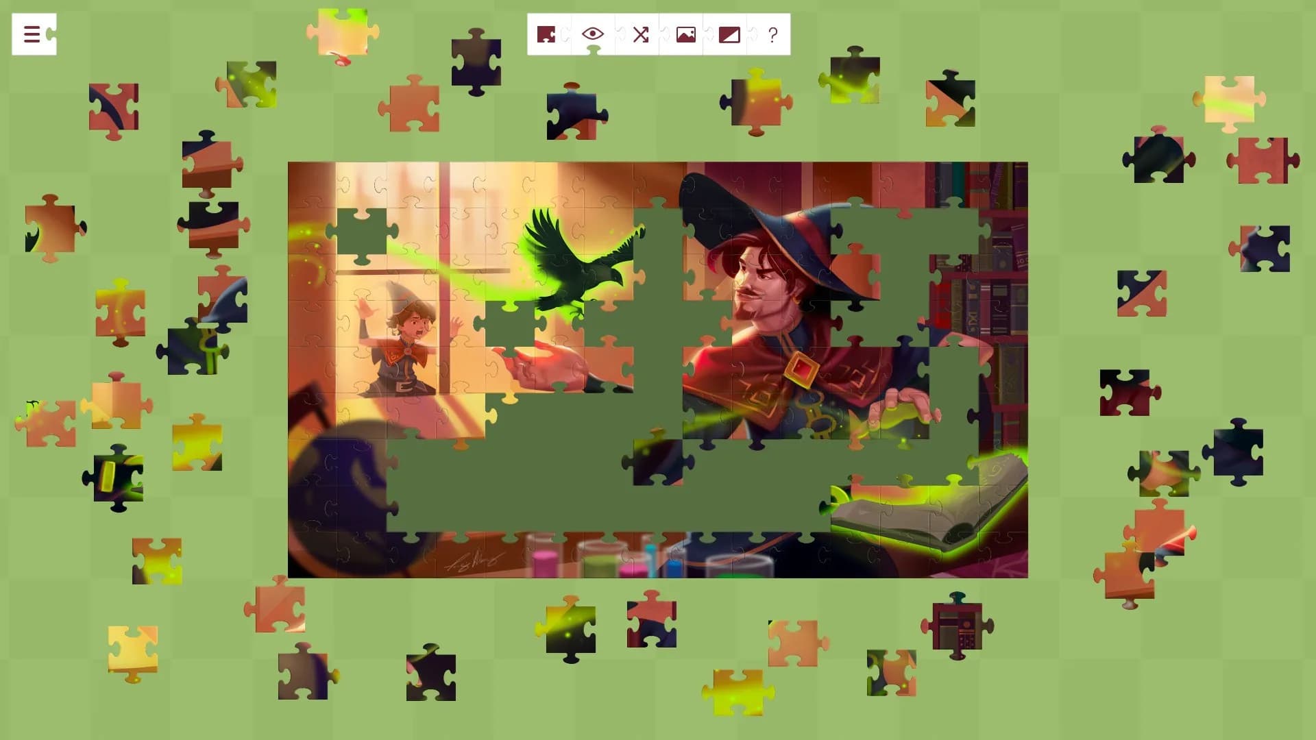 Magic Lessons in Wand Valley - a jigsaw puzzle tale görsel 2