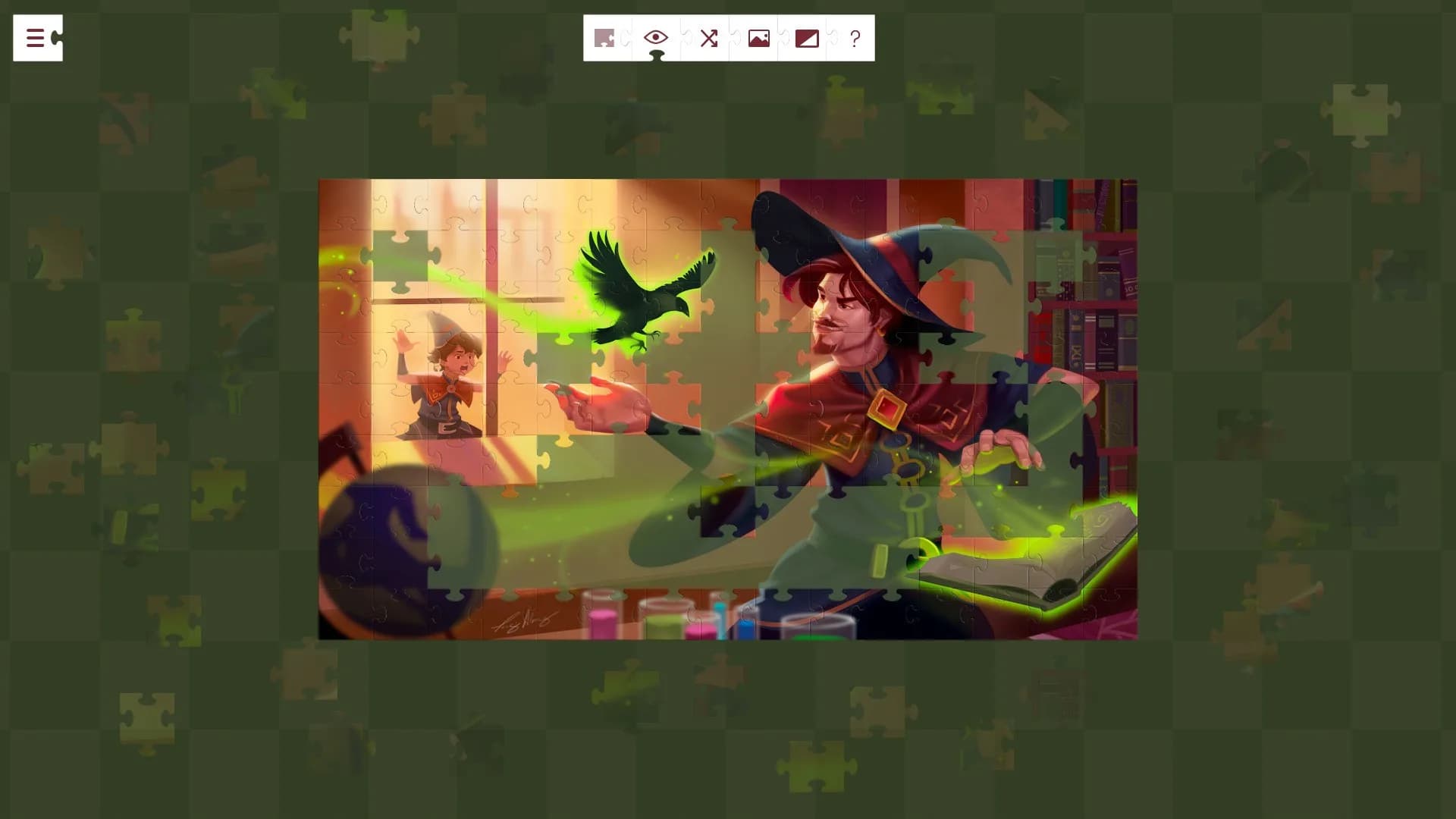 Magic Lessons in Wand Valley - a jigsaw puzzle tale görsel 3