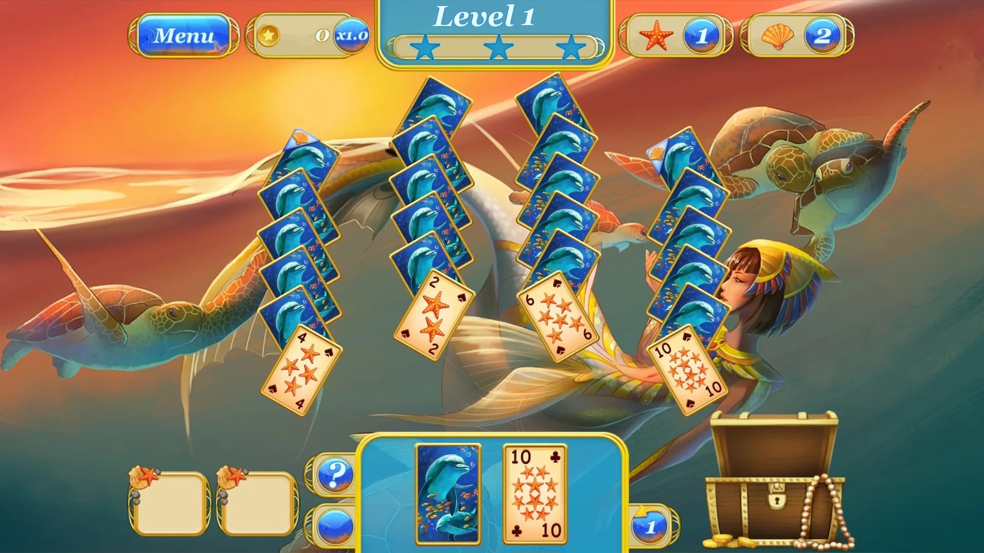 Maidens of the Ocean Solitaire görsel 2