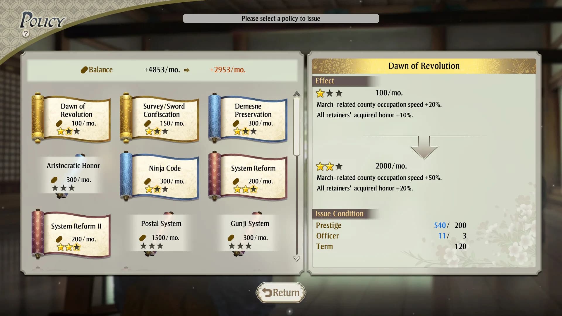 NOBUNAGA'S AMBITION: Awakening görsel 8