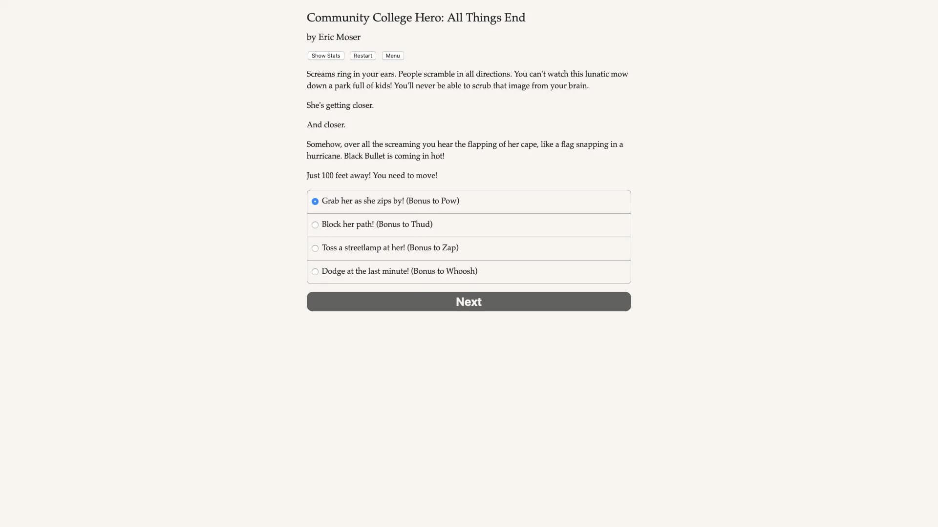 Community College Hero: All Things End görsel 2