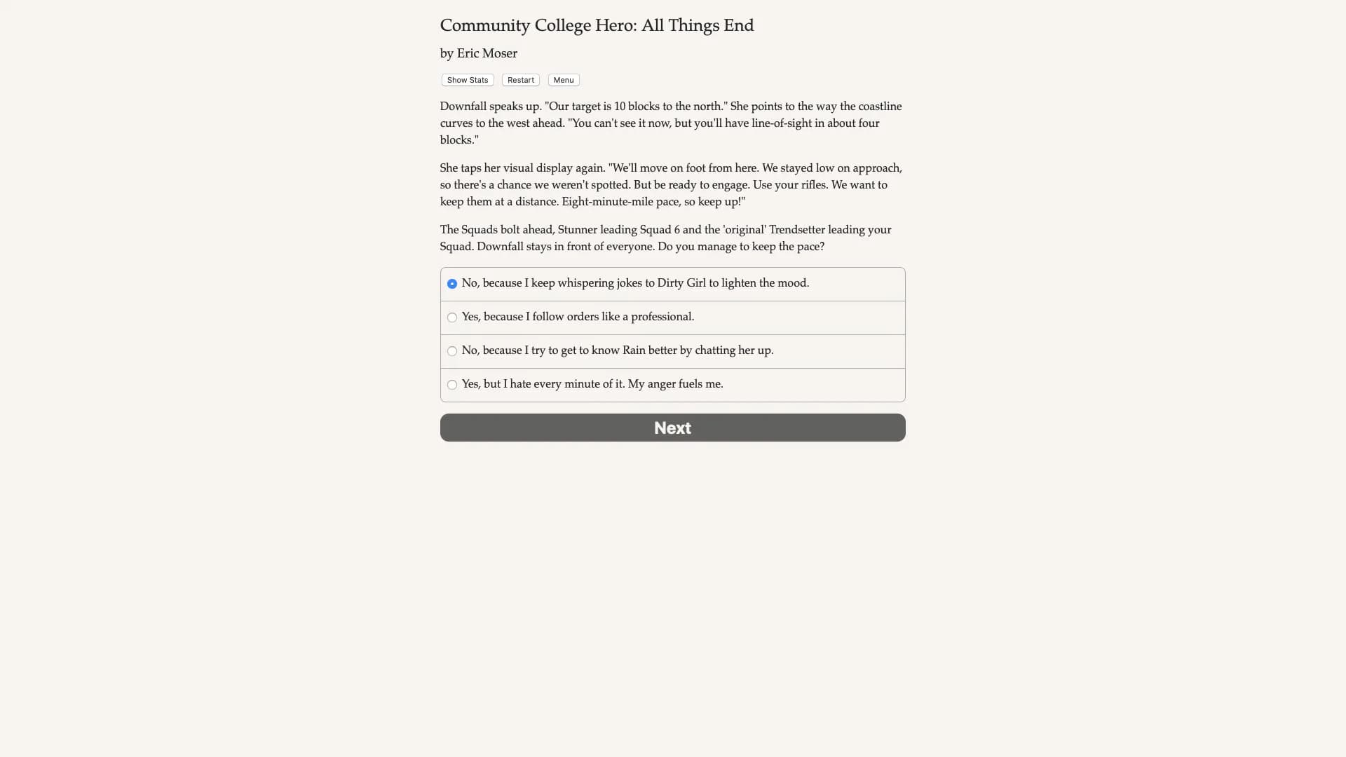 Community College Hero: All Things End görsel 3