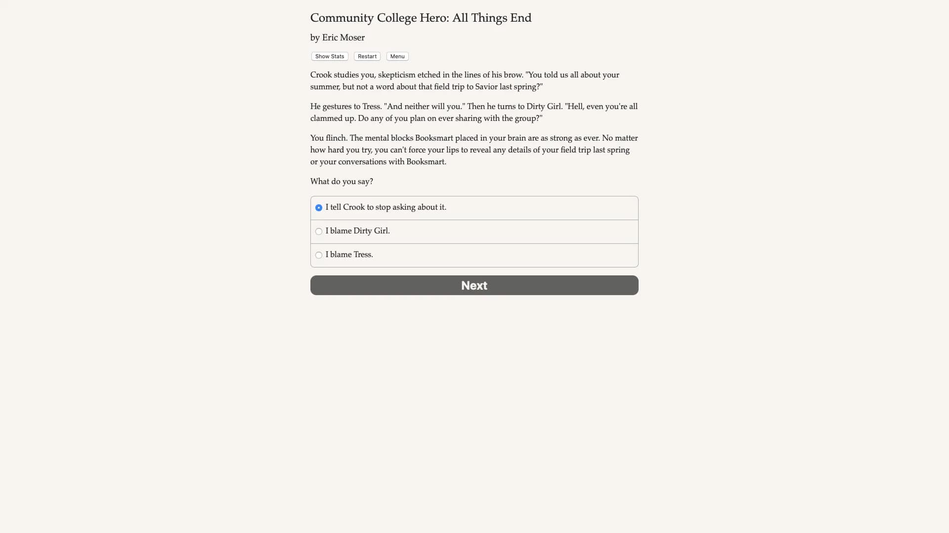 Community College Hero: All Things End görsel 4