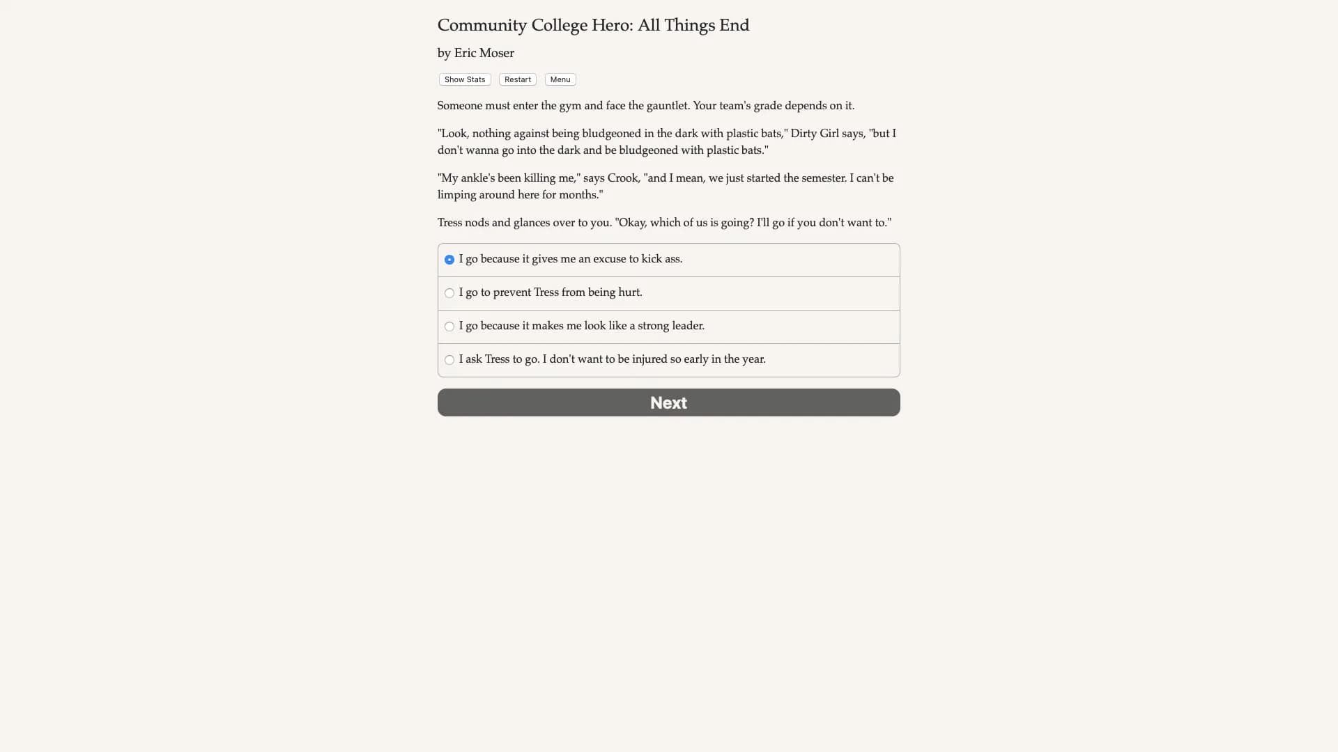 Community College Hero: All Things End görsel 6