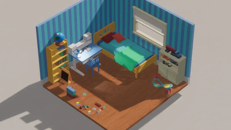 Messy Room Simulator görsel 3