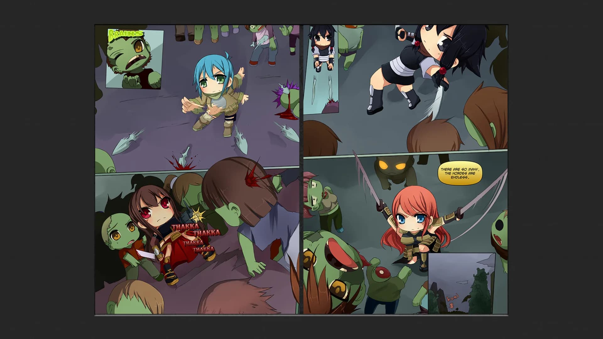Chibi Wars Kinetic Novel görsel 2