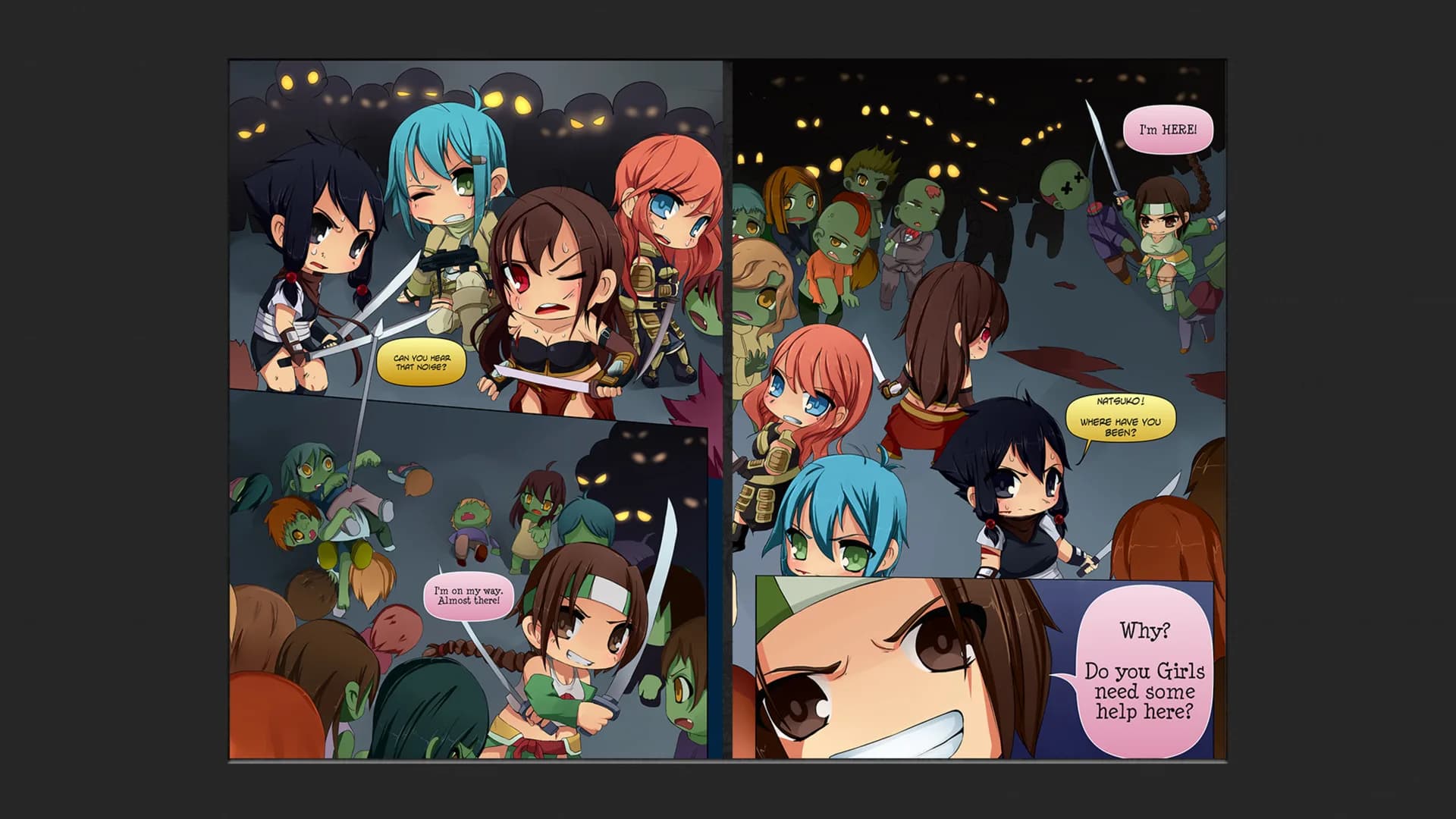 Chibi Wars Kinetic Novel görsel 3