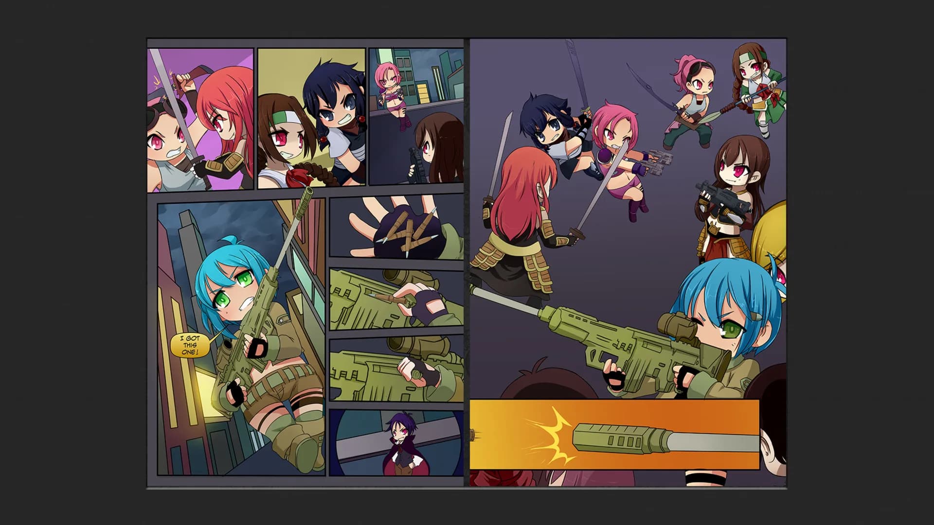 Chibi Wars Kinetic Novel görsel 5