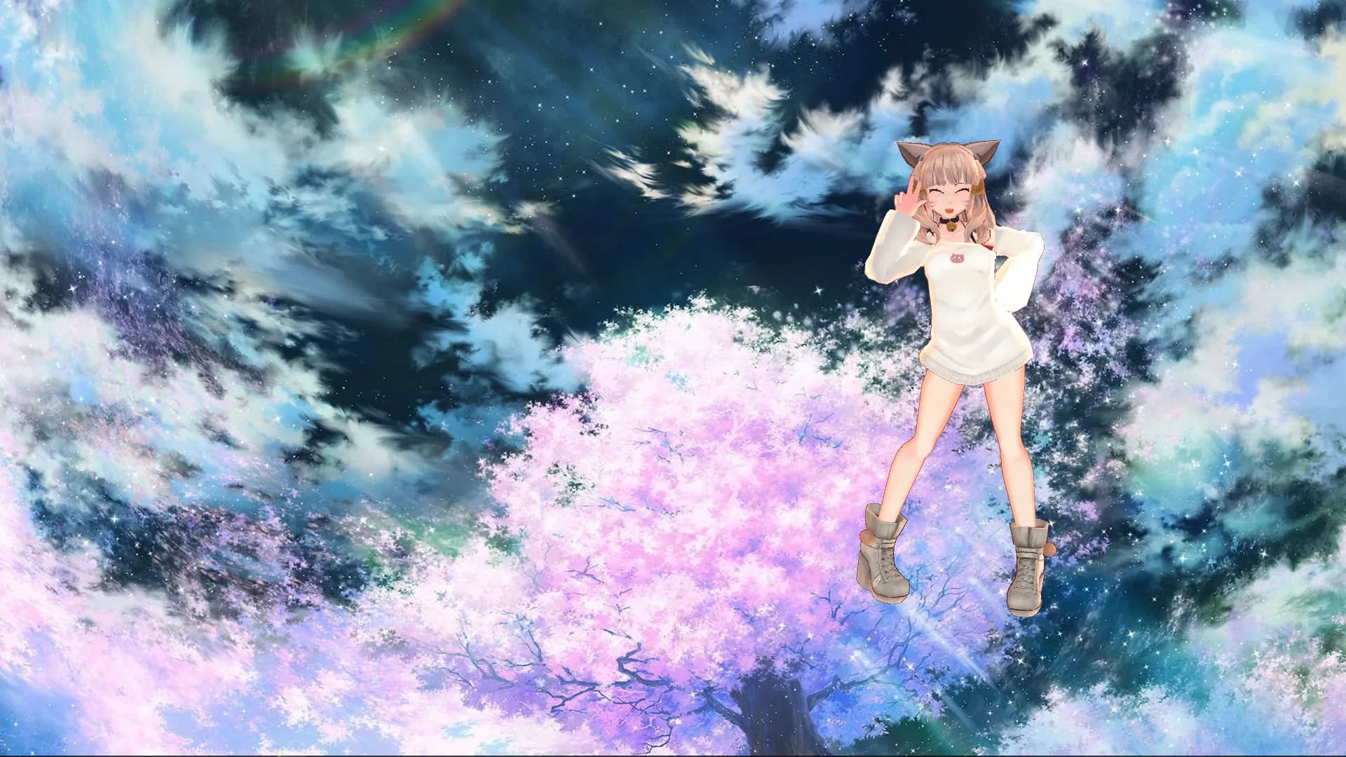Anime Desktop Girls görsel 4