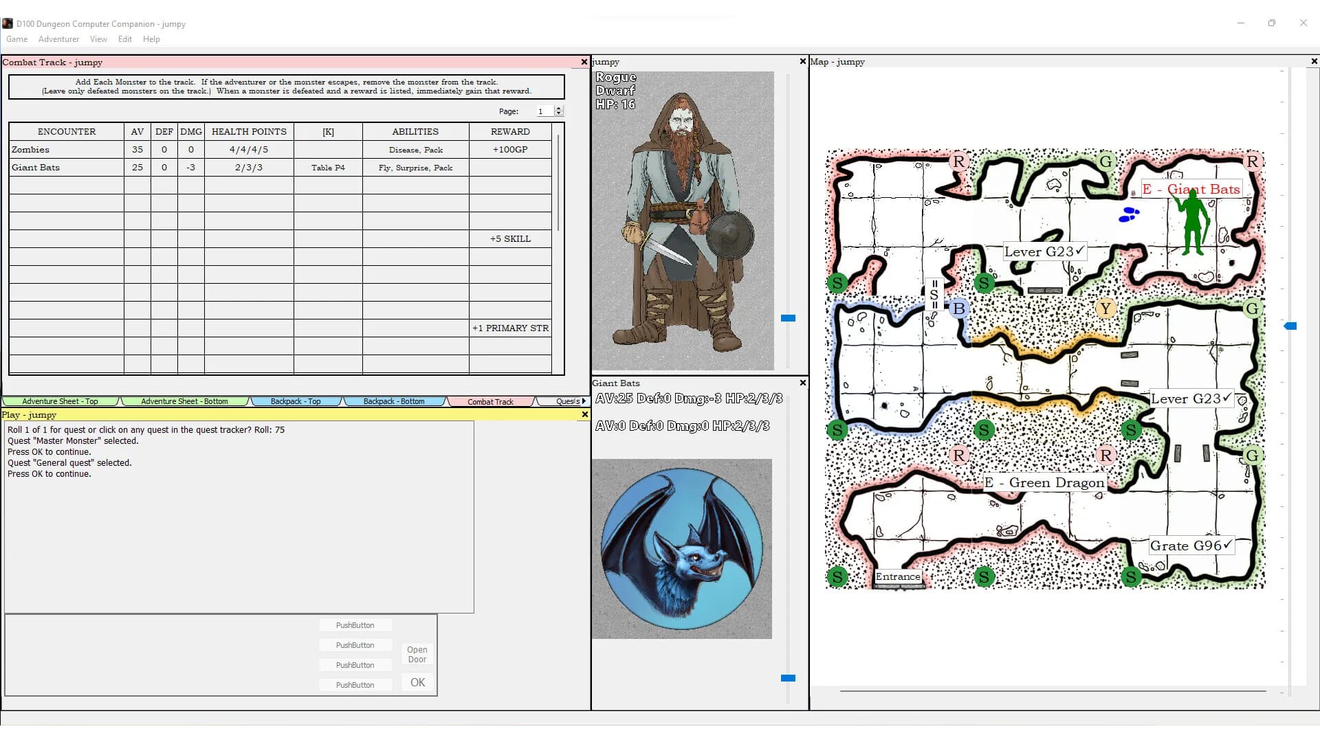 D100 Dungeon Computer Companion görsel 6