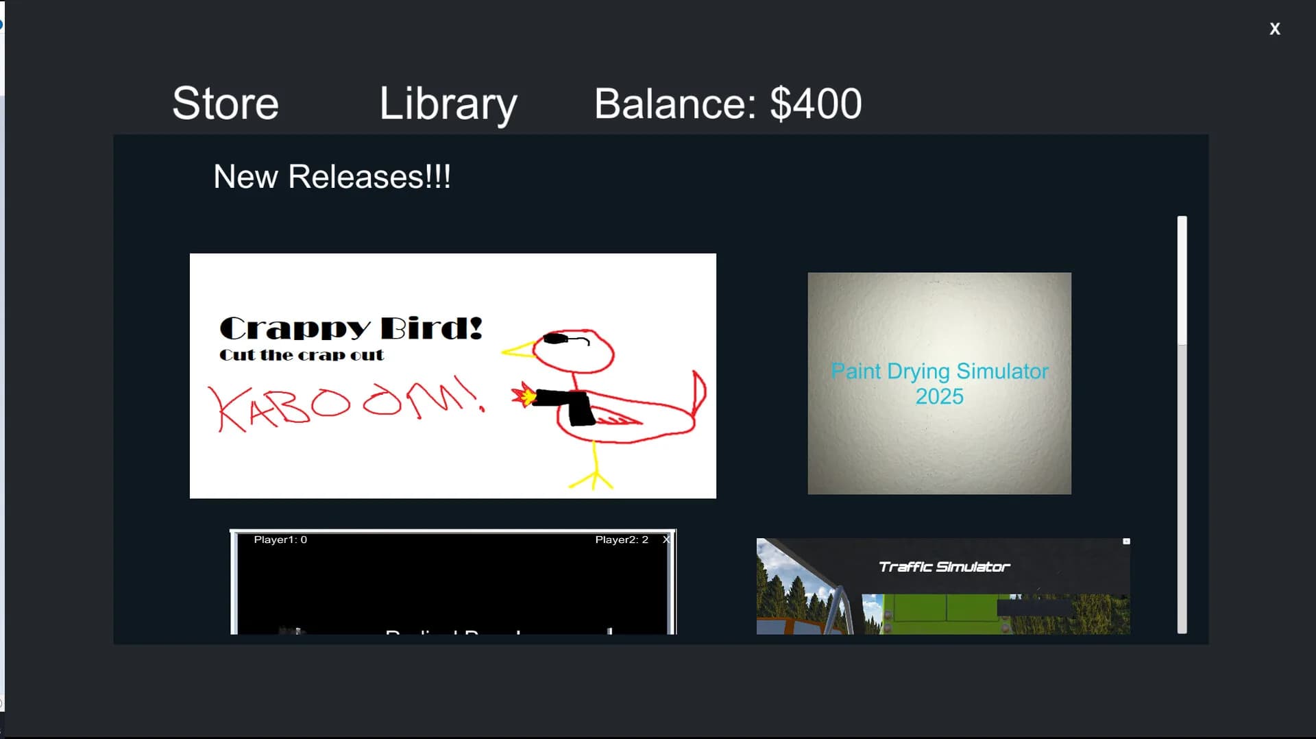 Video Game Library Simulator görsel 3