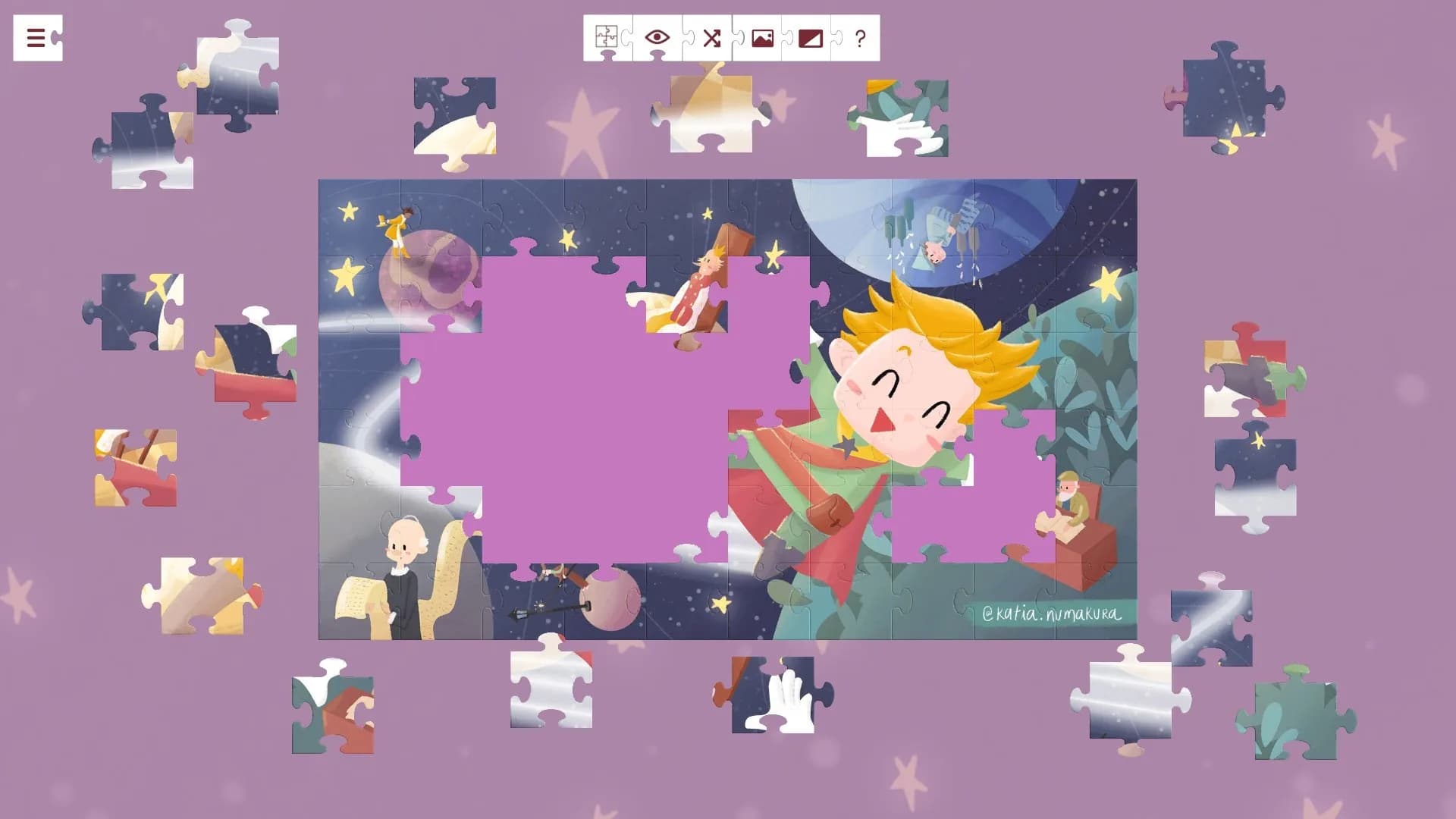 My Little Prince - a jigsaw puzzle tale görsel 3