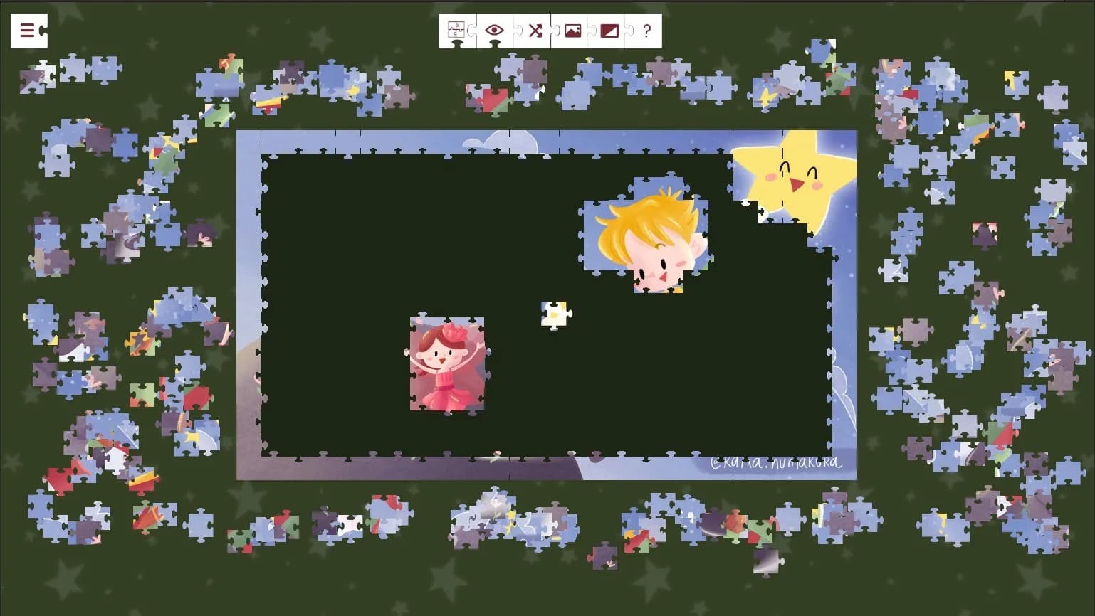 My Little Prince - a jigsaw puzzle tale görsel 4