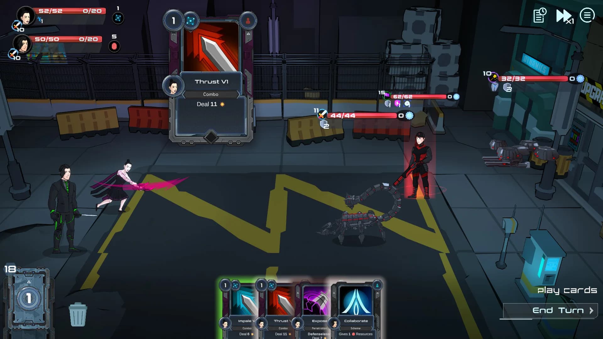 Metroplex Zero: Sci-Fi Card Battler görsel 11