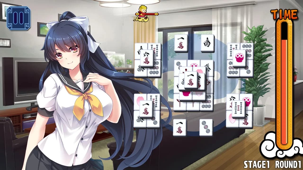 Pretty Girls Mahjong Solitaire [BLUE] görsel 2