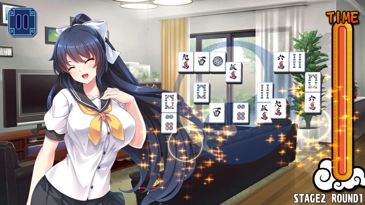 Pretty Girls Mahjong Solitaire [BLUE] görsel 3