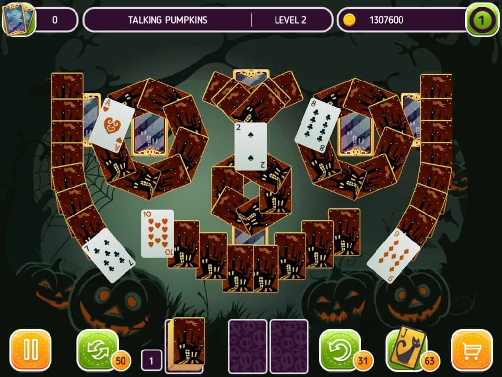 Solitaire Halloween Story görsel 2