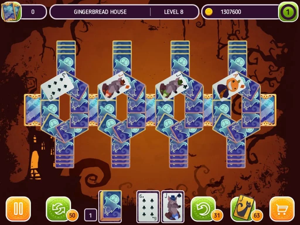 Solitaire Halloween Story görsel 3