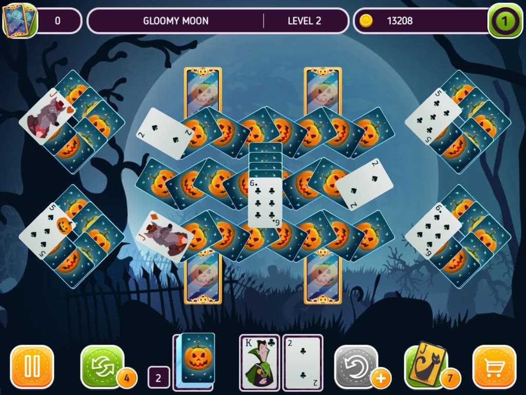 Solitaire Halloween Story görsel 4