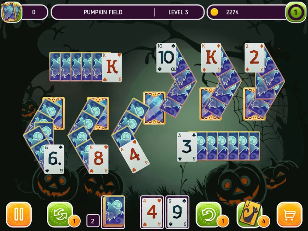 Solitaire Halloween Story görsel 5