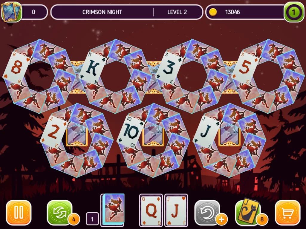 Solitaire Halloween Story görsel 6