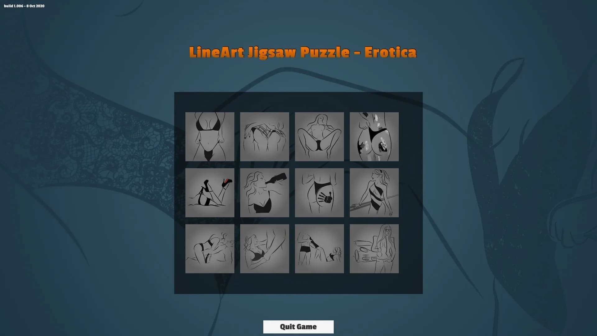 LineArt Jigsaw Puzzle - Erotica görsel 2