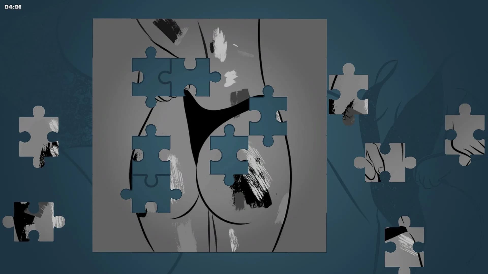LineArt Jigsaw Puzzle - Erotica görsel 4
