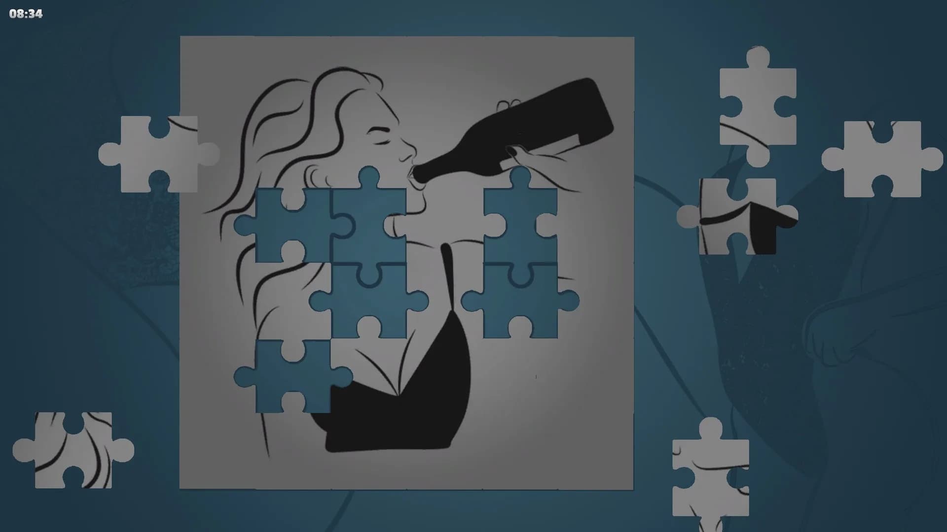 LineArt Jigsaw Puzzle - Erotica görsel 5