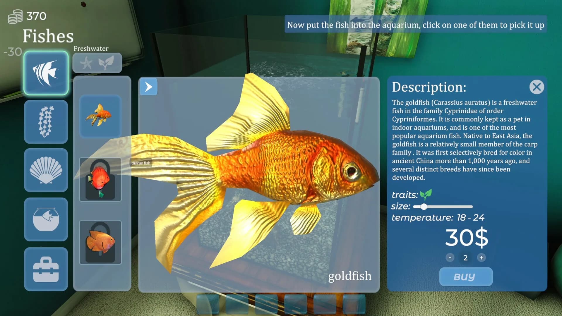 Aquarist - akvaryumlar inşa et, balıkları üret, işini büyüt! görsel 5