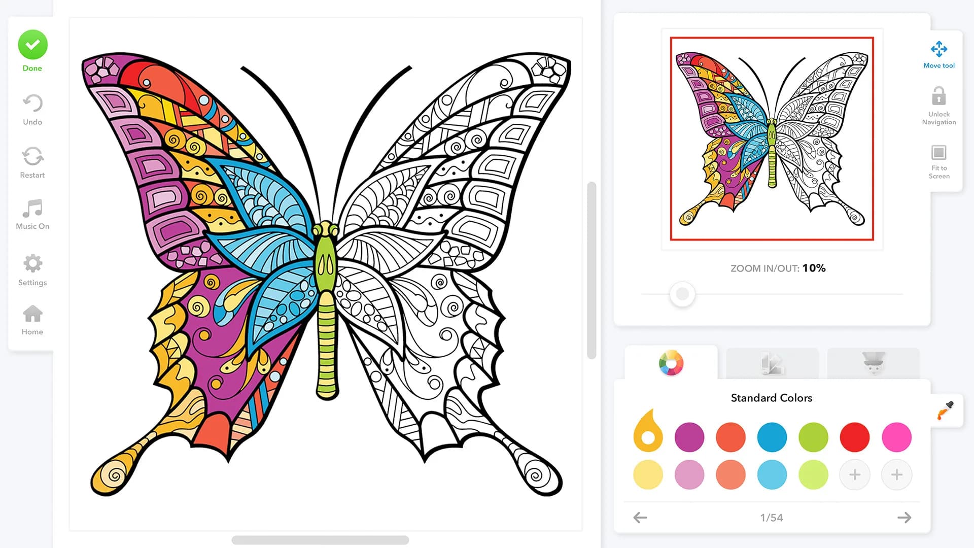 Coloring Book for Adults görsel 3