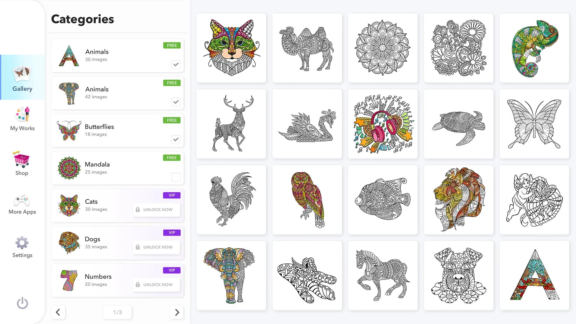 Coloring Book for Adults görsel 5
