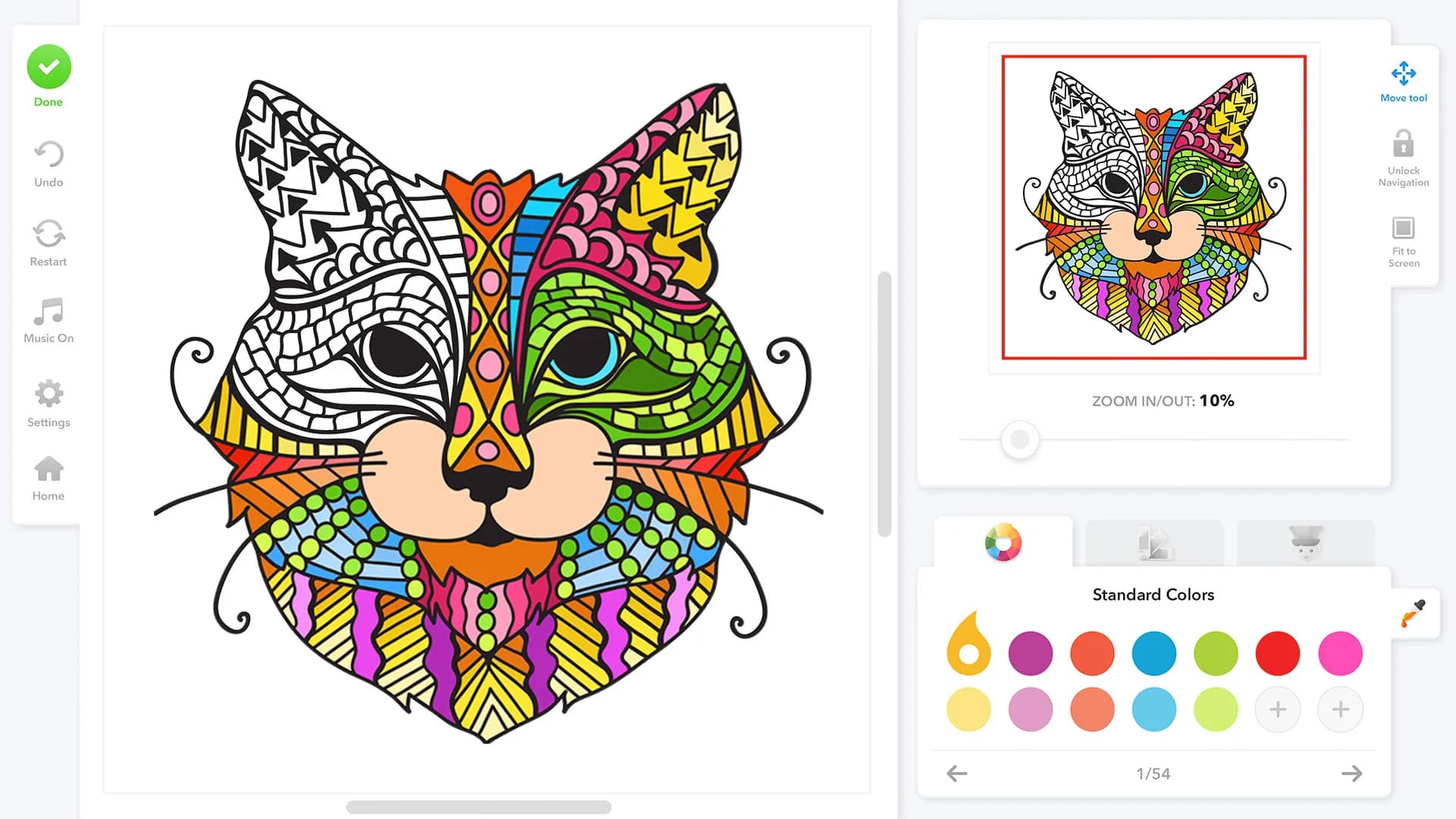 Coloring Book for Adults görsel 6