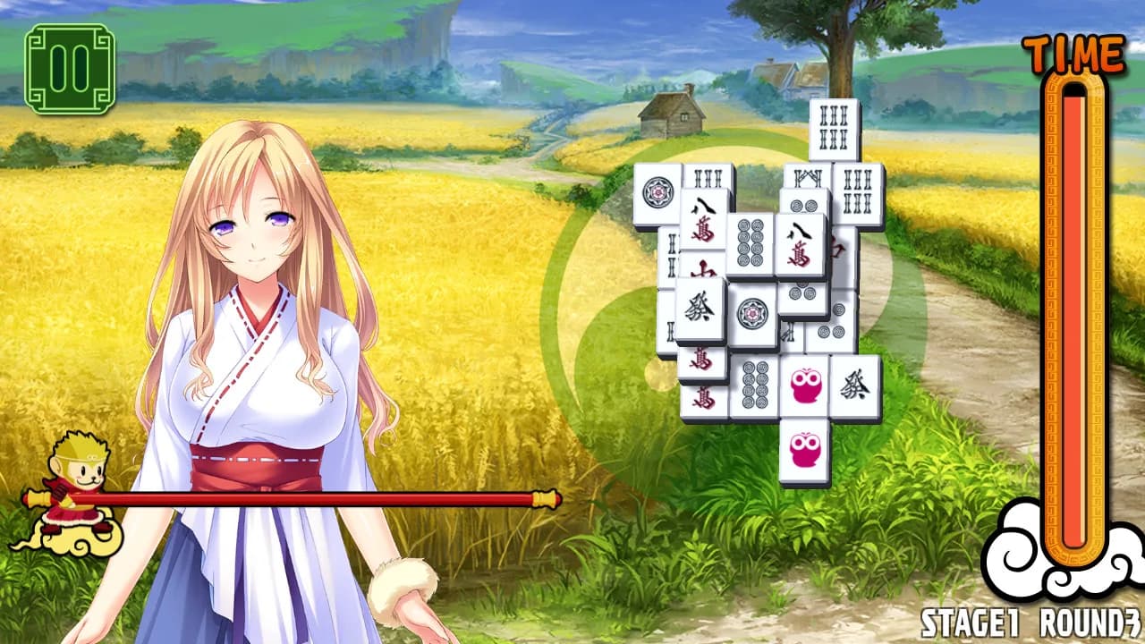 Pretty Girls Mahjong Solitaire [GREEN] görsel 7