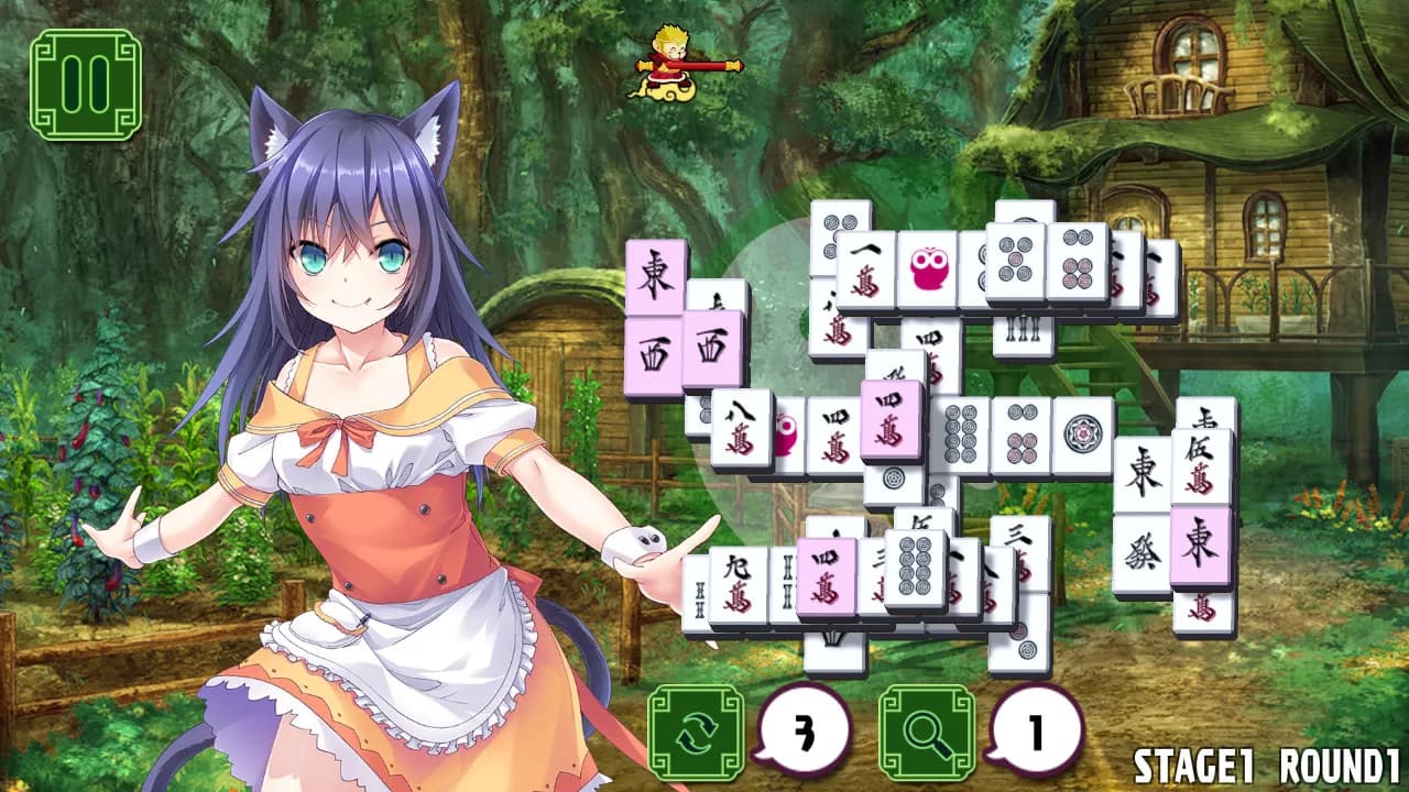 Pretty Girls Mahjong Solitaire [GREEN] görsel 8