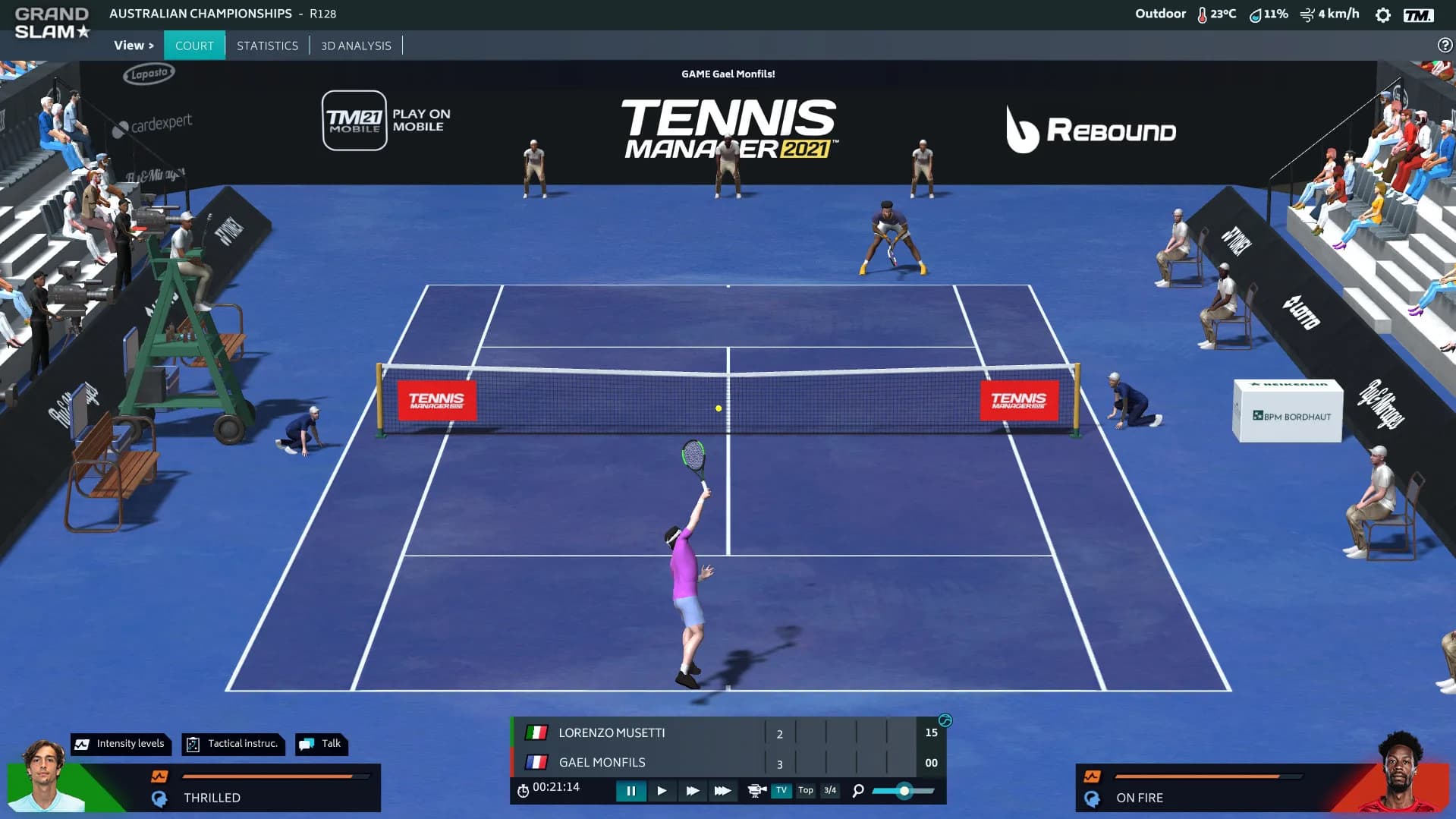 Tennis Manager 2021 görsel 3