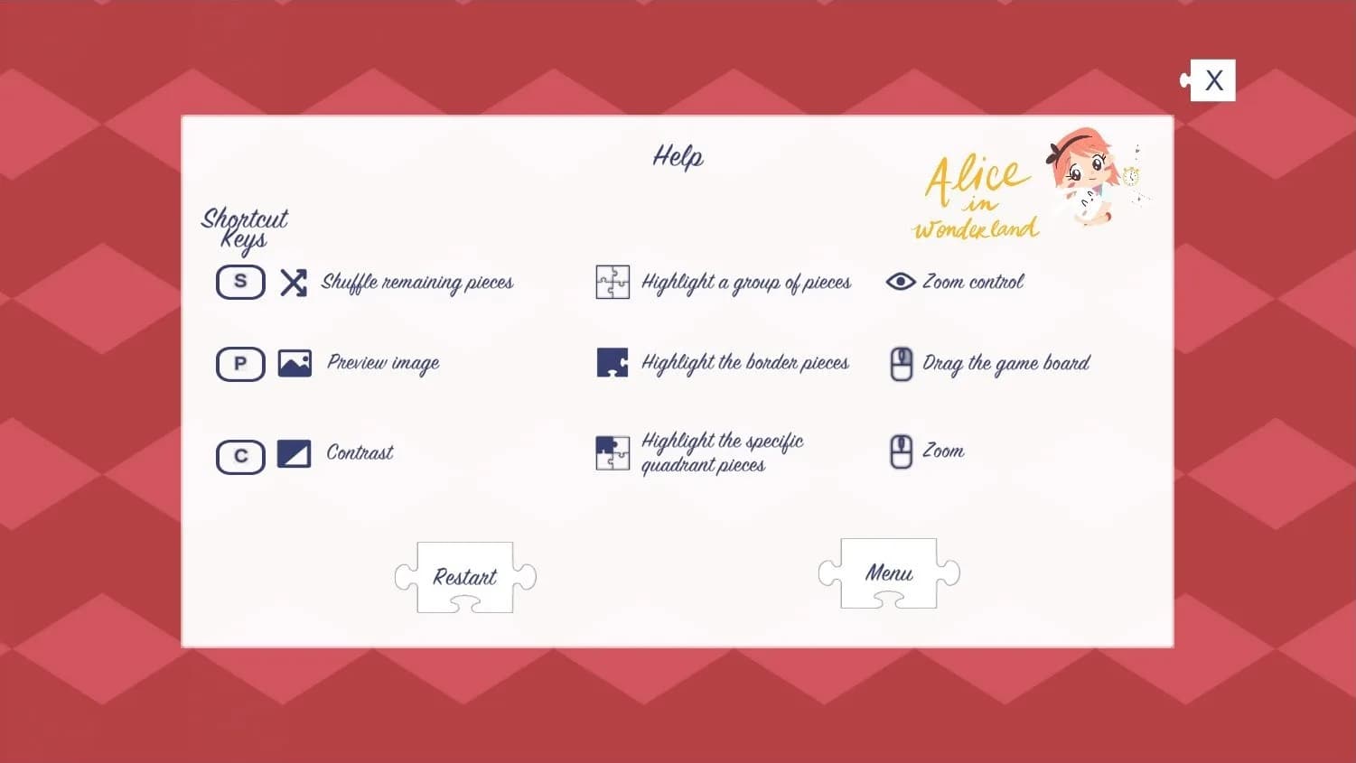 Alice in Wonderland - a jigsaw puzzle tale görsel 10