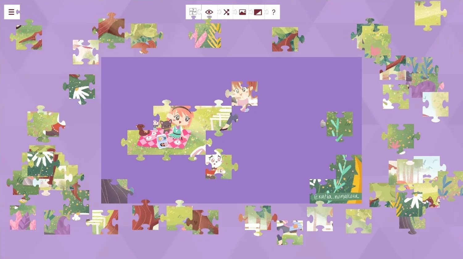 Alice in Wonderland - a jigsaw puzzle tale görsel 11
