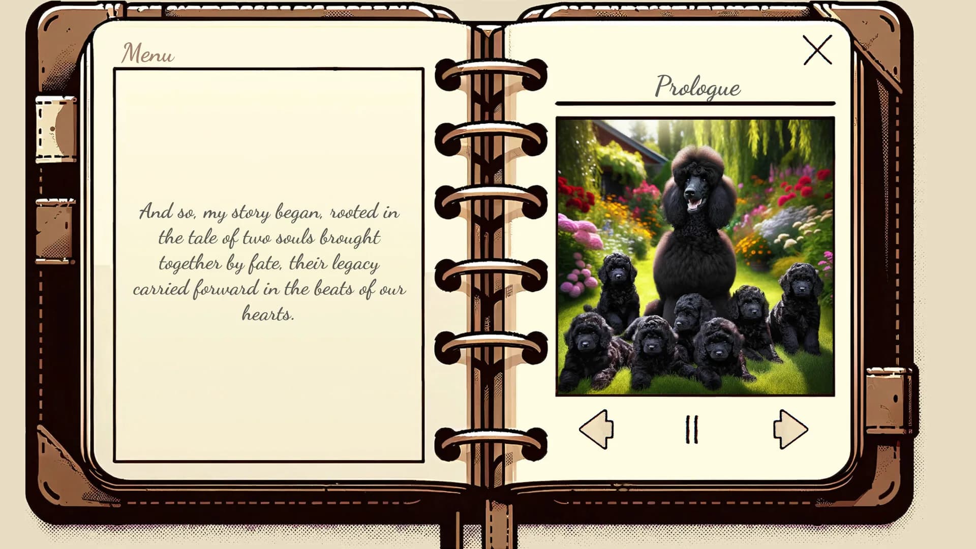 My Poodle's Diary - Visual Novel görsel 3