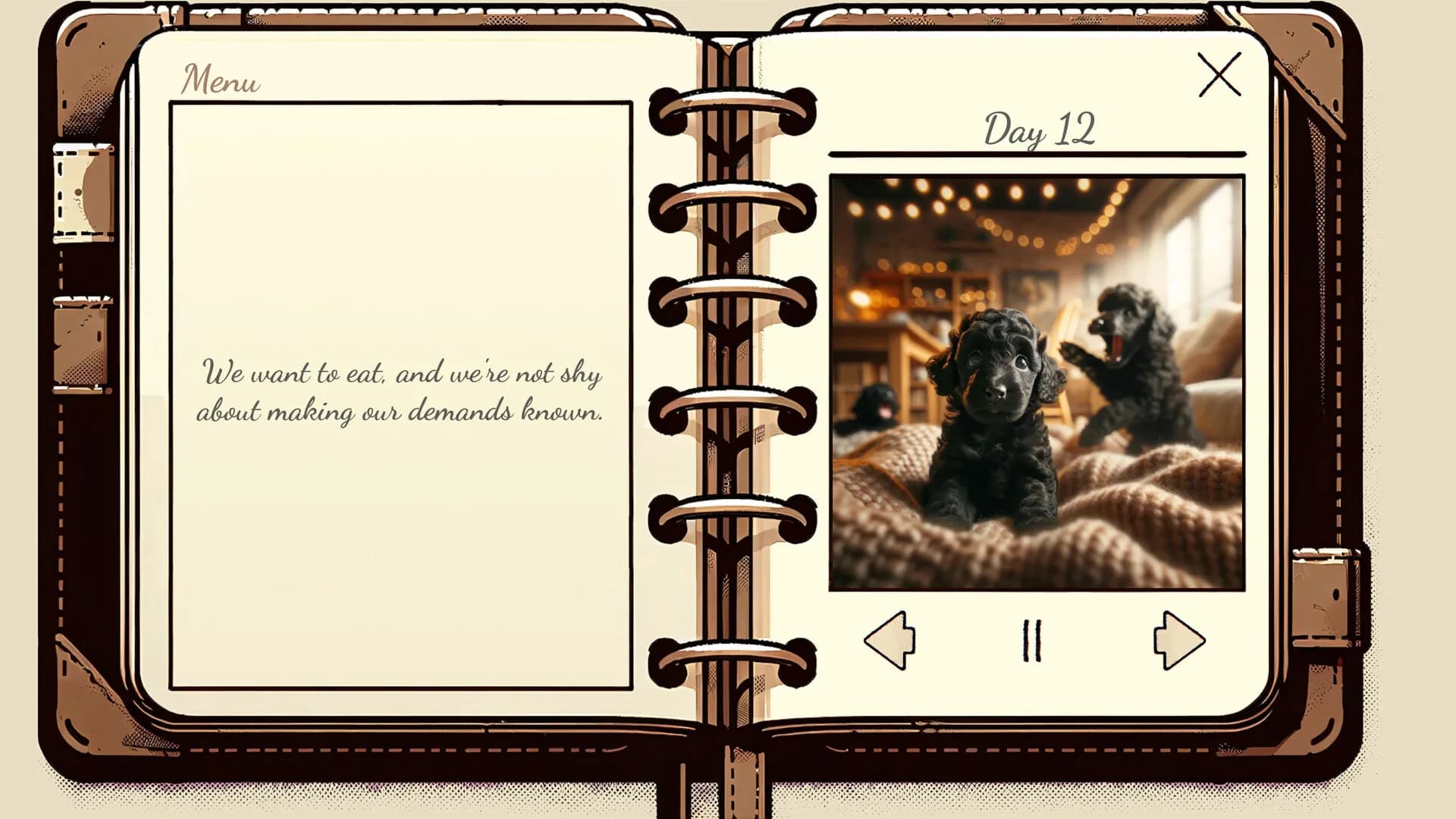 My Poodle's Diary - Visual Novel görsel 6