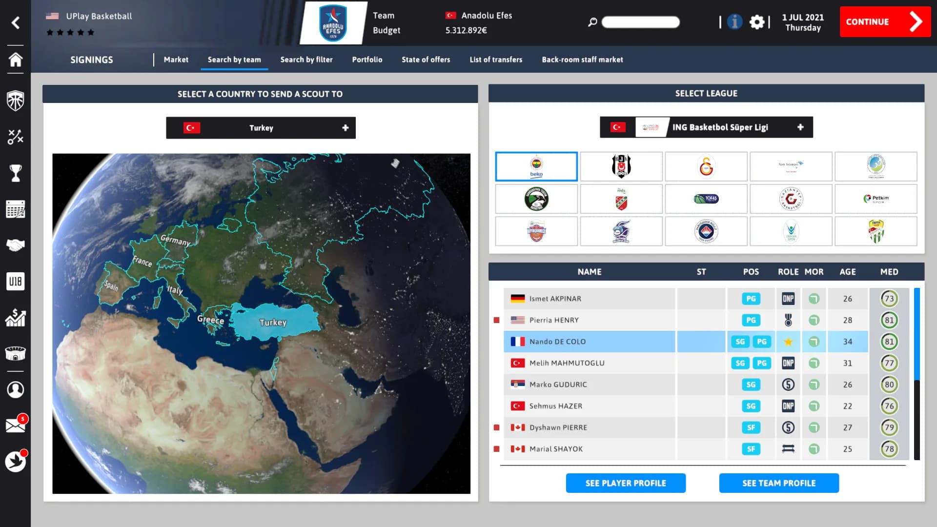 International Basketball Manager 22 görsel 12