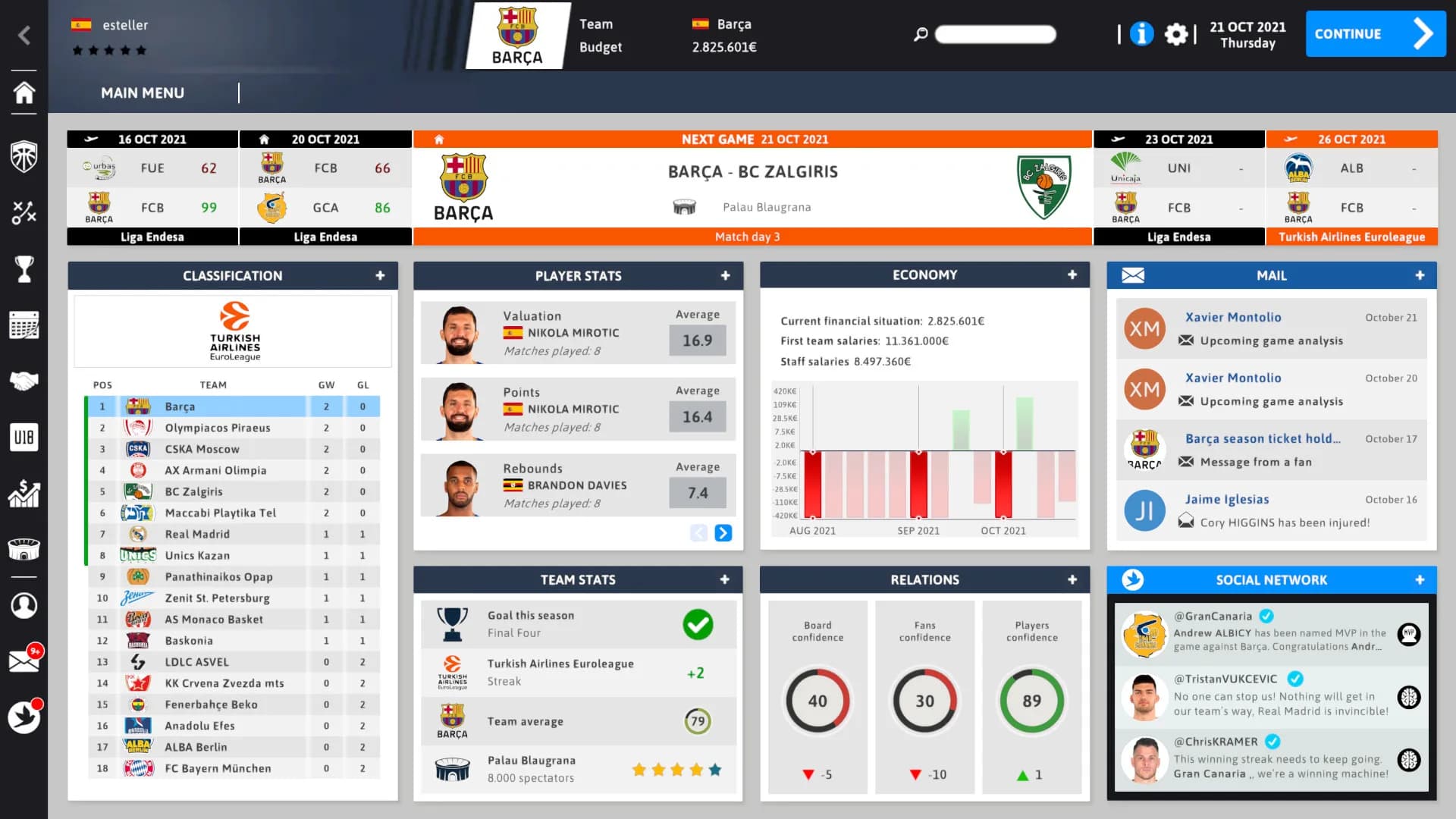 International Basketball Manager 22 görsel 5