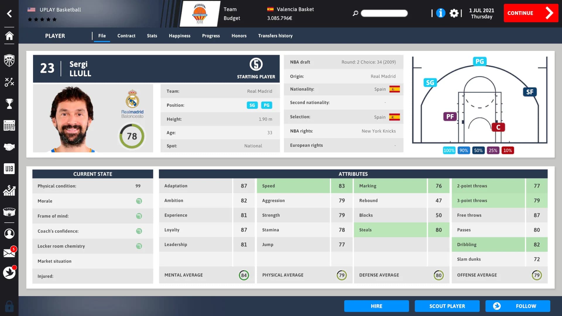 International Basketball Manager 22 görsel 8