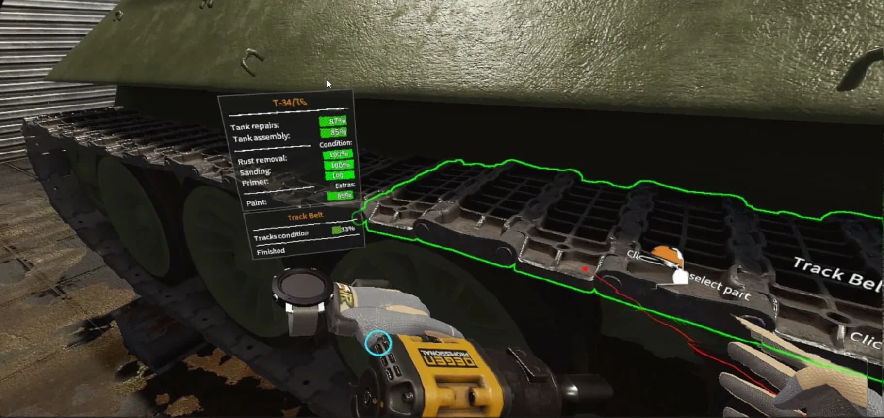 Tank Mechanic Simulator VR görsel 7