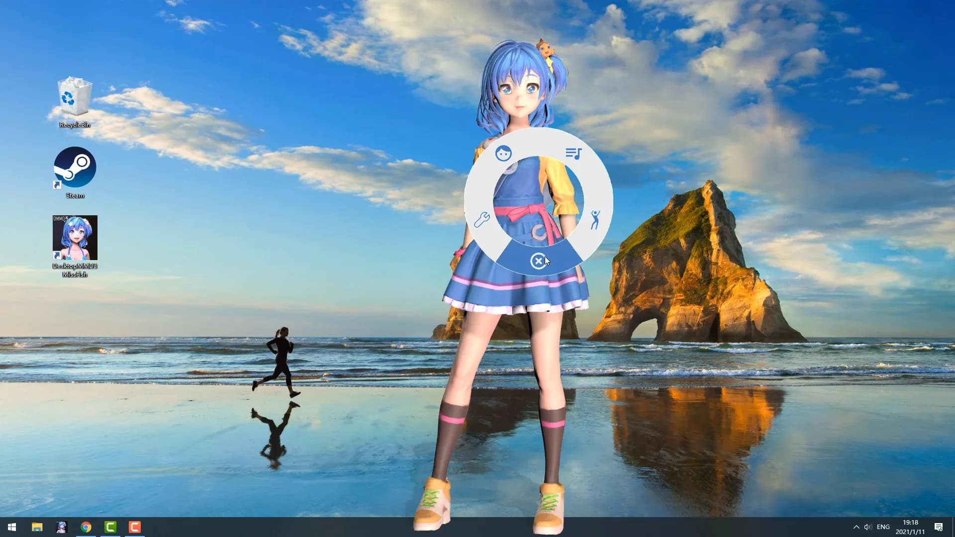 DesktopMMD3:Miss Fish görsel 2