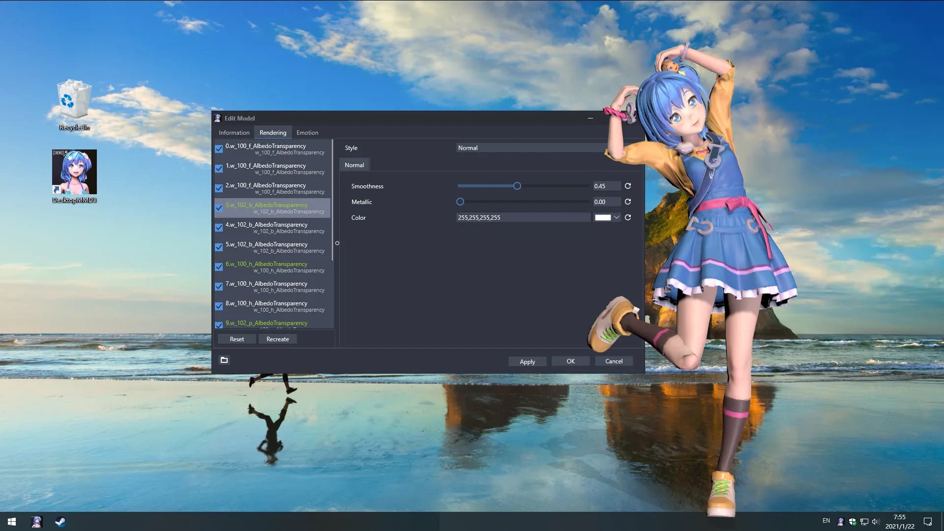 DesktopMMD3:Miss Fish görsel 4