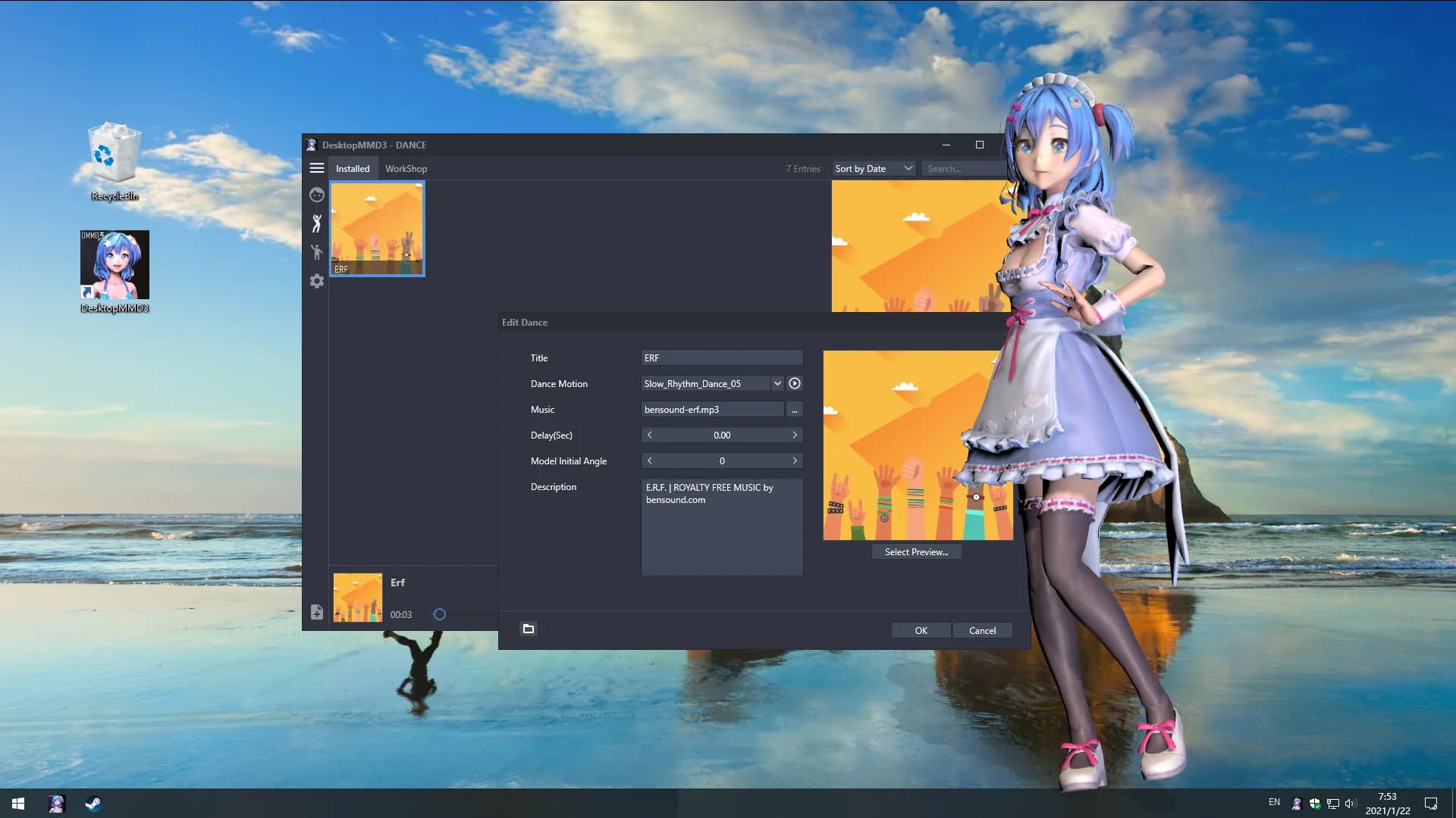 DesktopMMD3:Miss Fish görsel 8