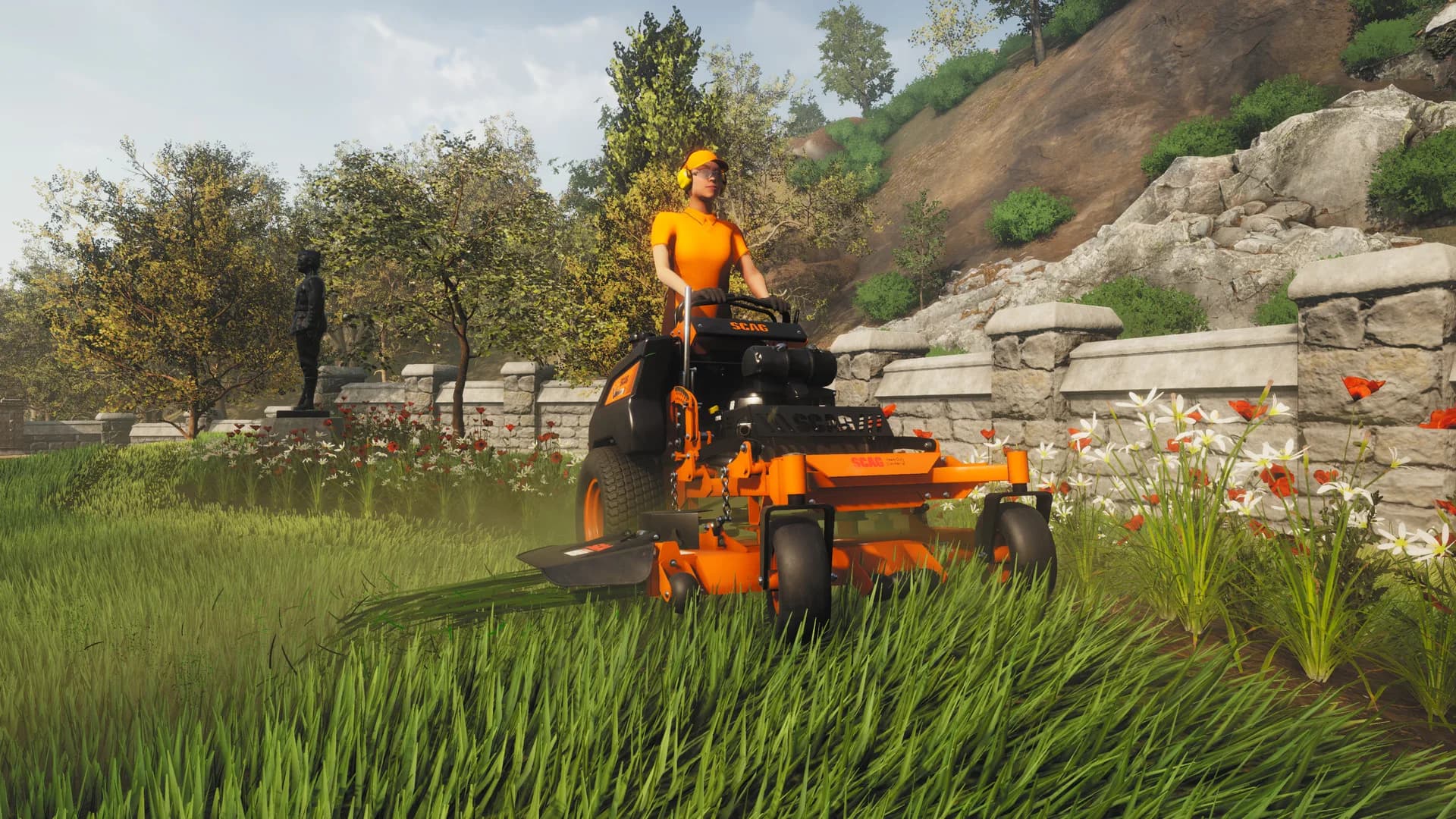 Lawn Mowing Simulator görsel 2