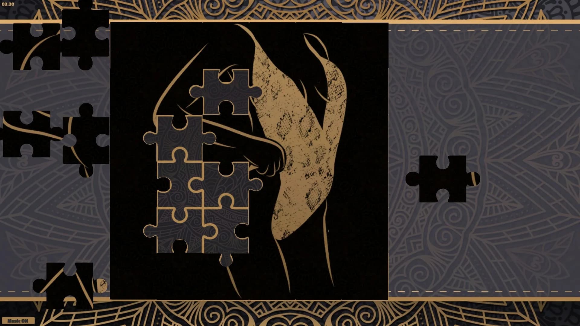 LineArt Jigsaw Puzzle - Erotica 2 görsel 5